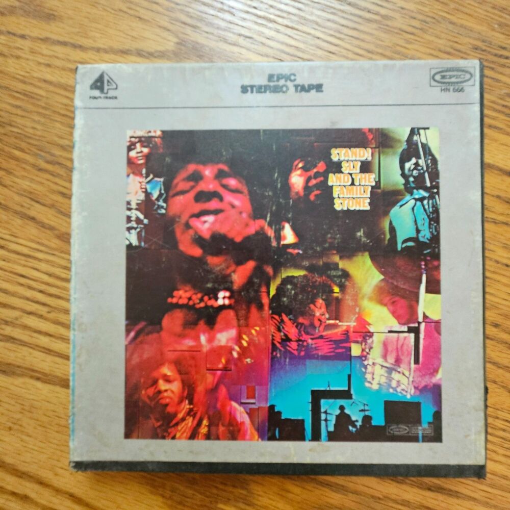 Sly & the Family Stone Stand! 4 Track 3 3/4 IPS Epic Stereo Reel As Is Untested